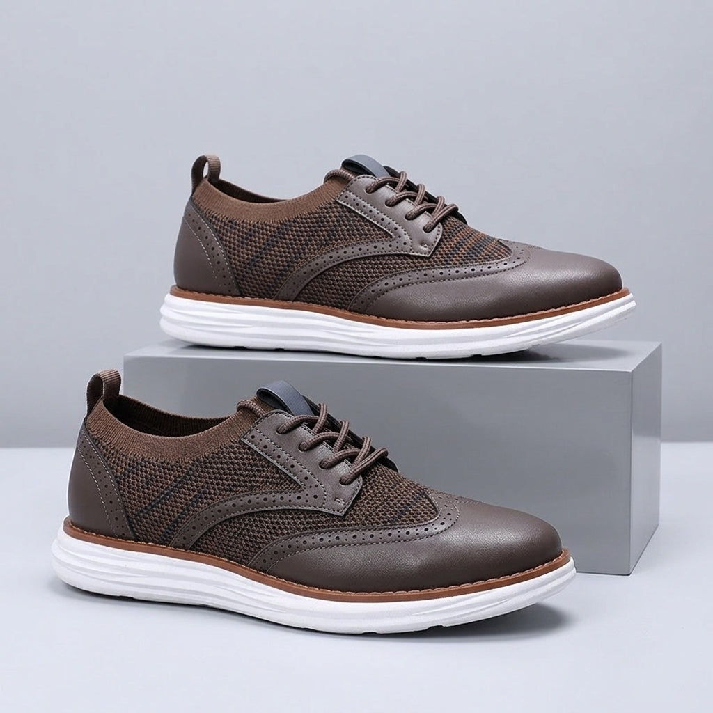 Patrick - Timeless Brogue Walking Sneakers | By Mason & Reed London