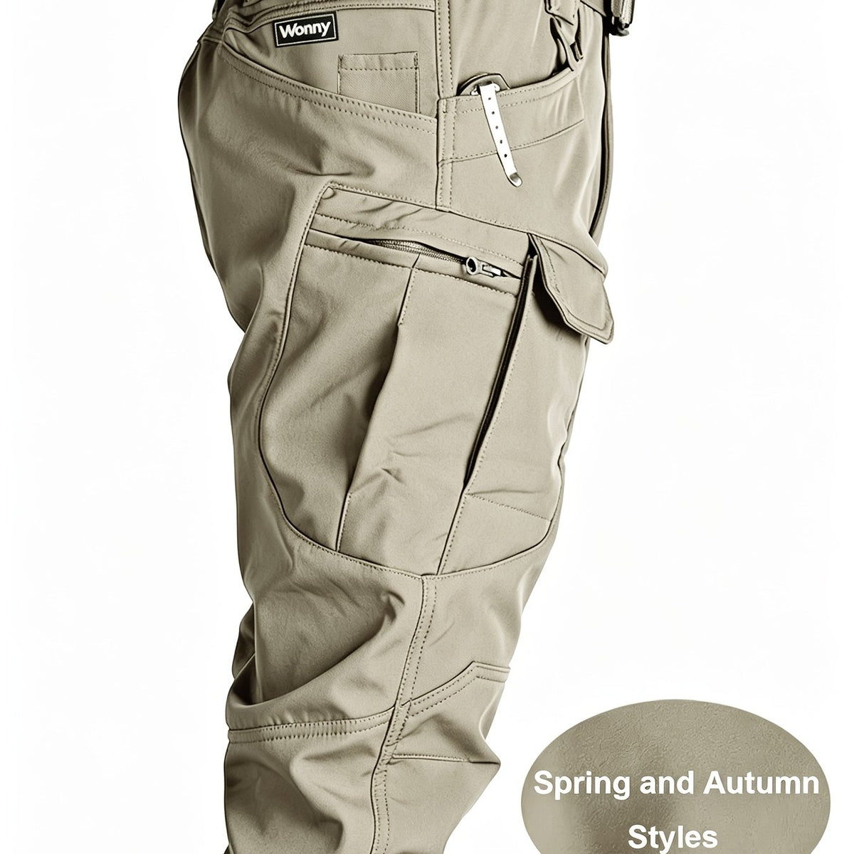 Darren - Casual Utility Cargo Trousers | By Mason & Reed London