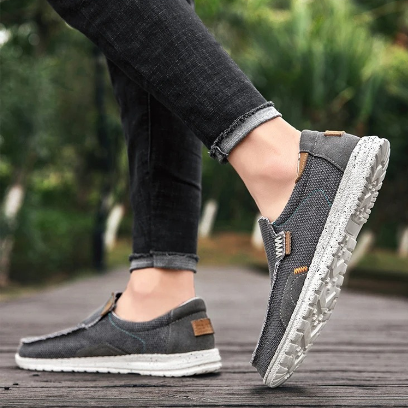 Maxime - Classic Comfort Canvas Loafers | By Mason & Reed London