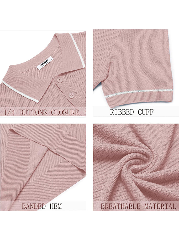 Math - Leisure Knit Golf Polo | By Mason & Reed London