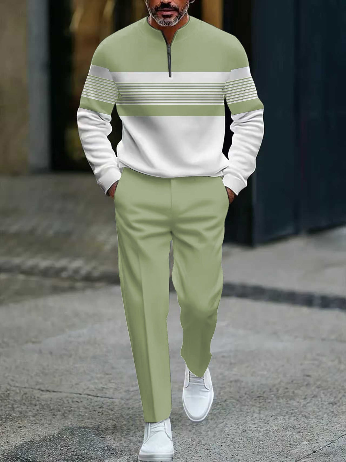 Cullen - Everyday Quarter-Zip Co-Ord Set | By Mason & Reed London