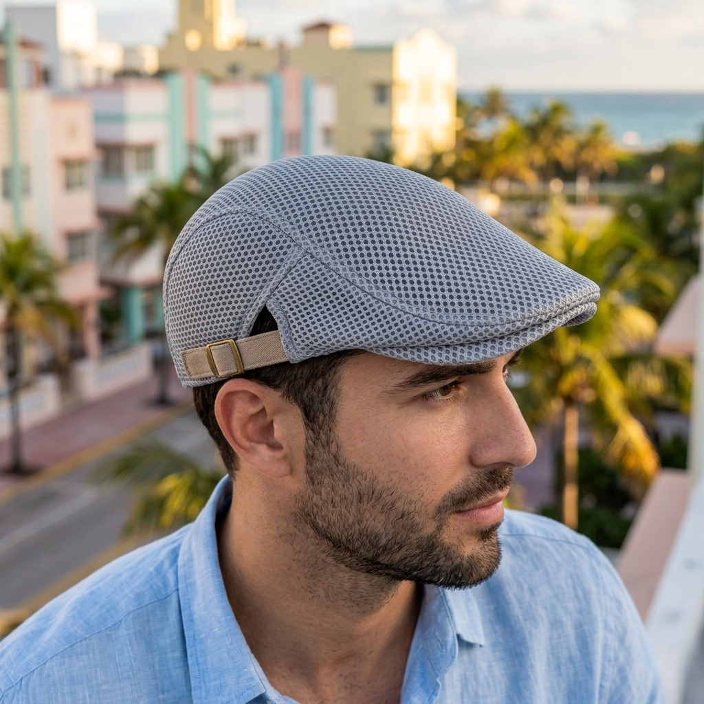 Tajon - Classic Ventilated Ivy Cap | By Mason & Reed London