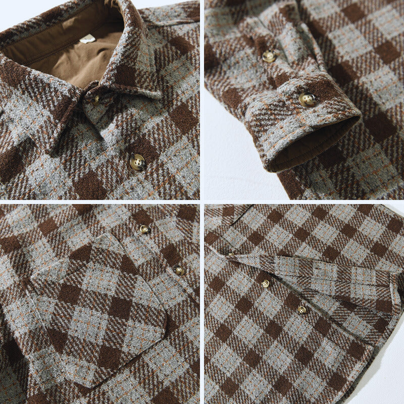 Jeff - Classic Plaid Button-Up Shirt | By Mason & Reed London
