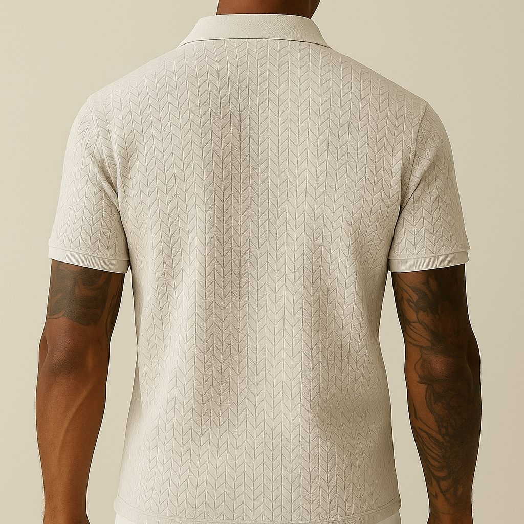 Kevin - Modern Lapel Collar Polo Shirt | By Mason & Reed London
