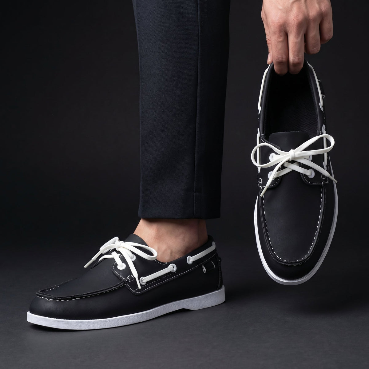 Kirk - Classic Coastal Boat Shoes | By Mason & Reed London