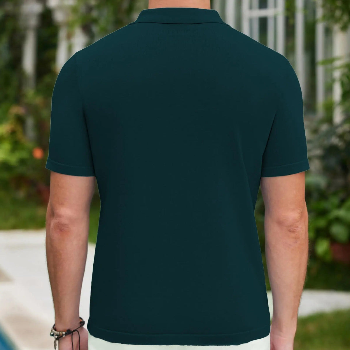 Kyler - Refined Luxe Trim Polo Tee | By Mason & Reed London