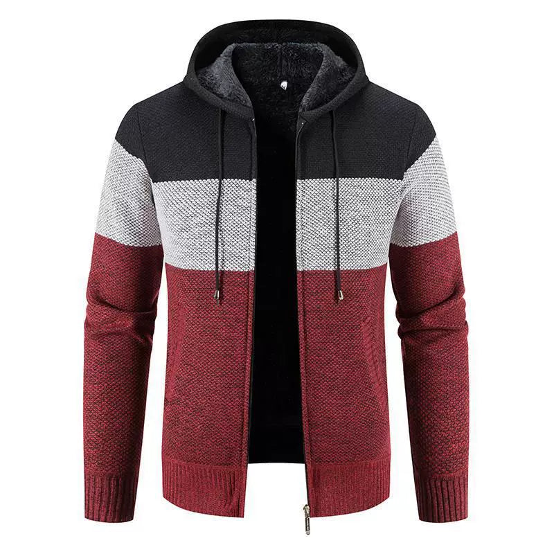 Clinton - Colour Block Hooded Jacket | By Mason & Reed London