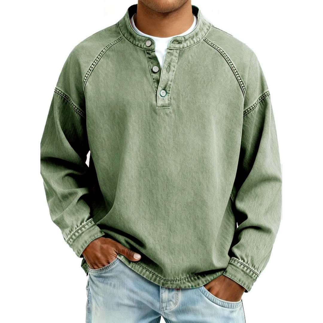 Benson - Timeless Casual Long Sleeve Shirt | By Mason & Reed London