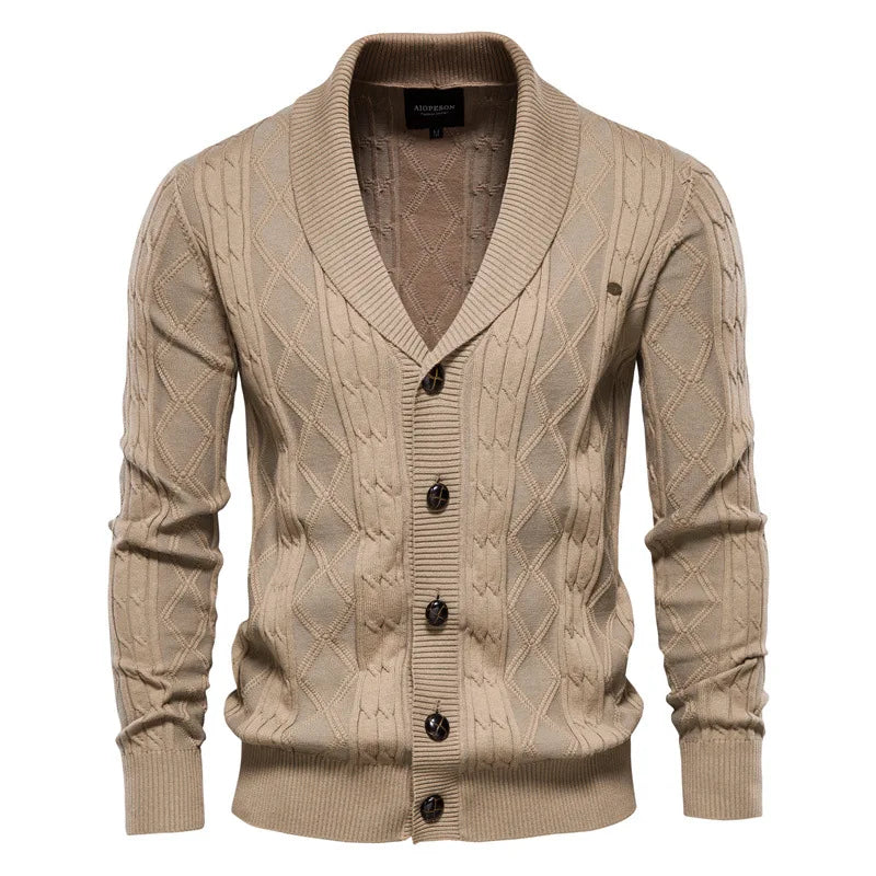 Earl - Classic Textured Sweater | By Mason & Reed London