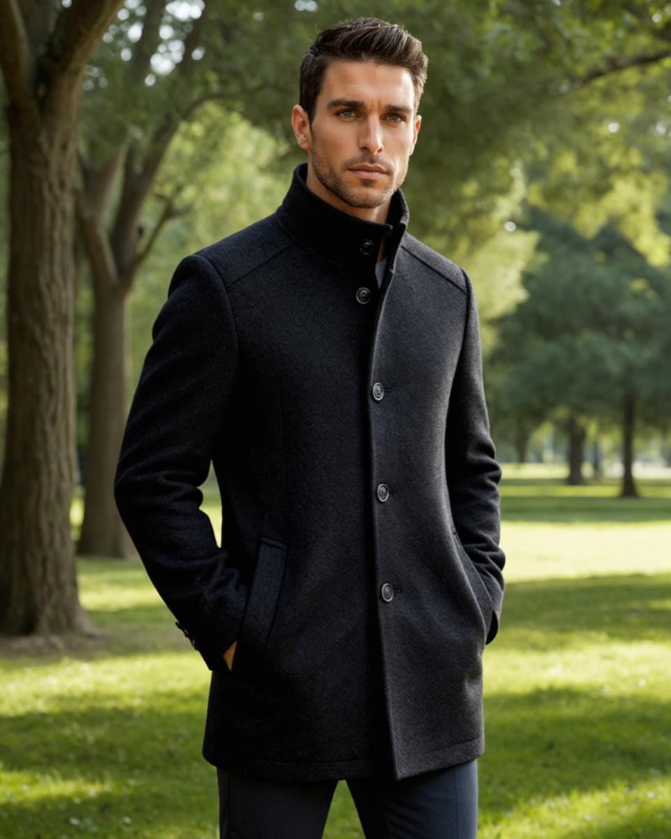 Carl - Classic Winter Overcoat | By Mason & Reed London