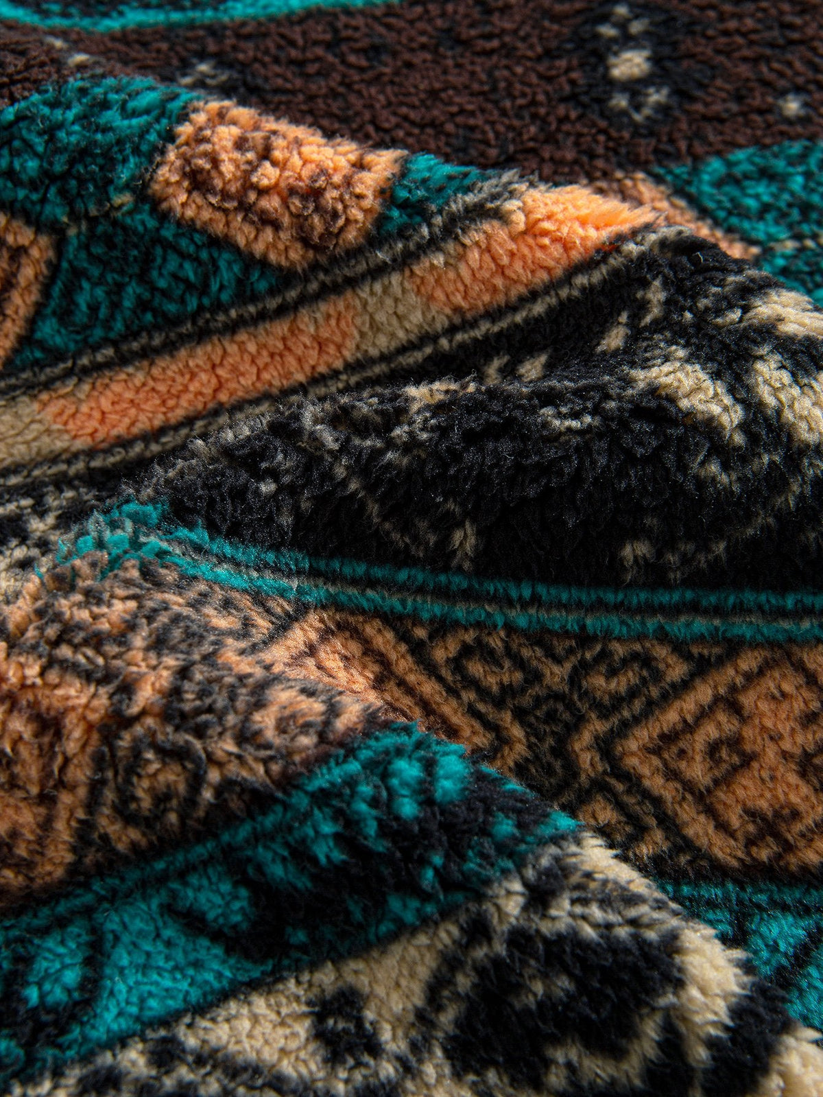 Edgar - Ethnic Geometric Hooded Pullover | By Mason & Reed London