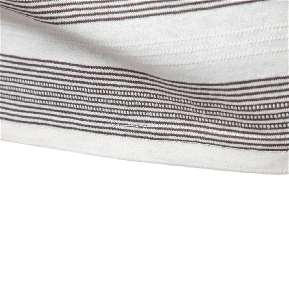 Warner - Striped Short Sleeve Polo Shirt | By Mason & Reed London