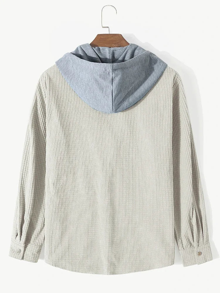 Mika - Relaxed Hooded Overshirt | By Mason & Reed London