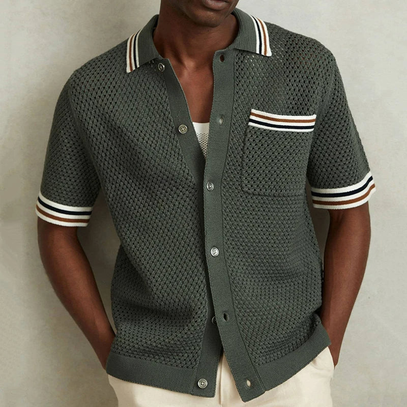 Kody - Smart Casual Knit Polo Shirt | By Mason & Reed London