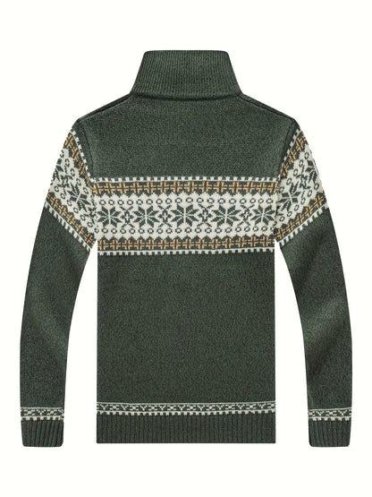 Abraham - Heritage Patterned Cardigan | By Mason & Reed London