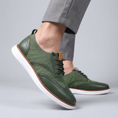 Patrick - Timeless Brogue Walking Sneakers | By Mason & Reed London