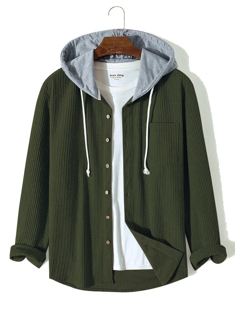 Mika - Relaxed Hooded Overshirt | By Mason & Reed London