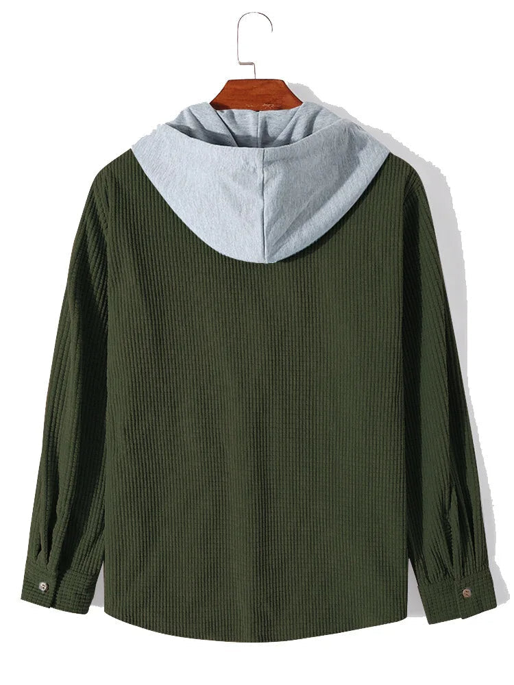 Mika - Relaxed Hooded Overshirt | By Mason & Reed London