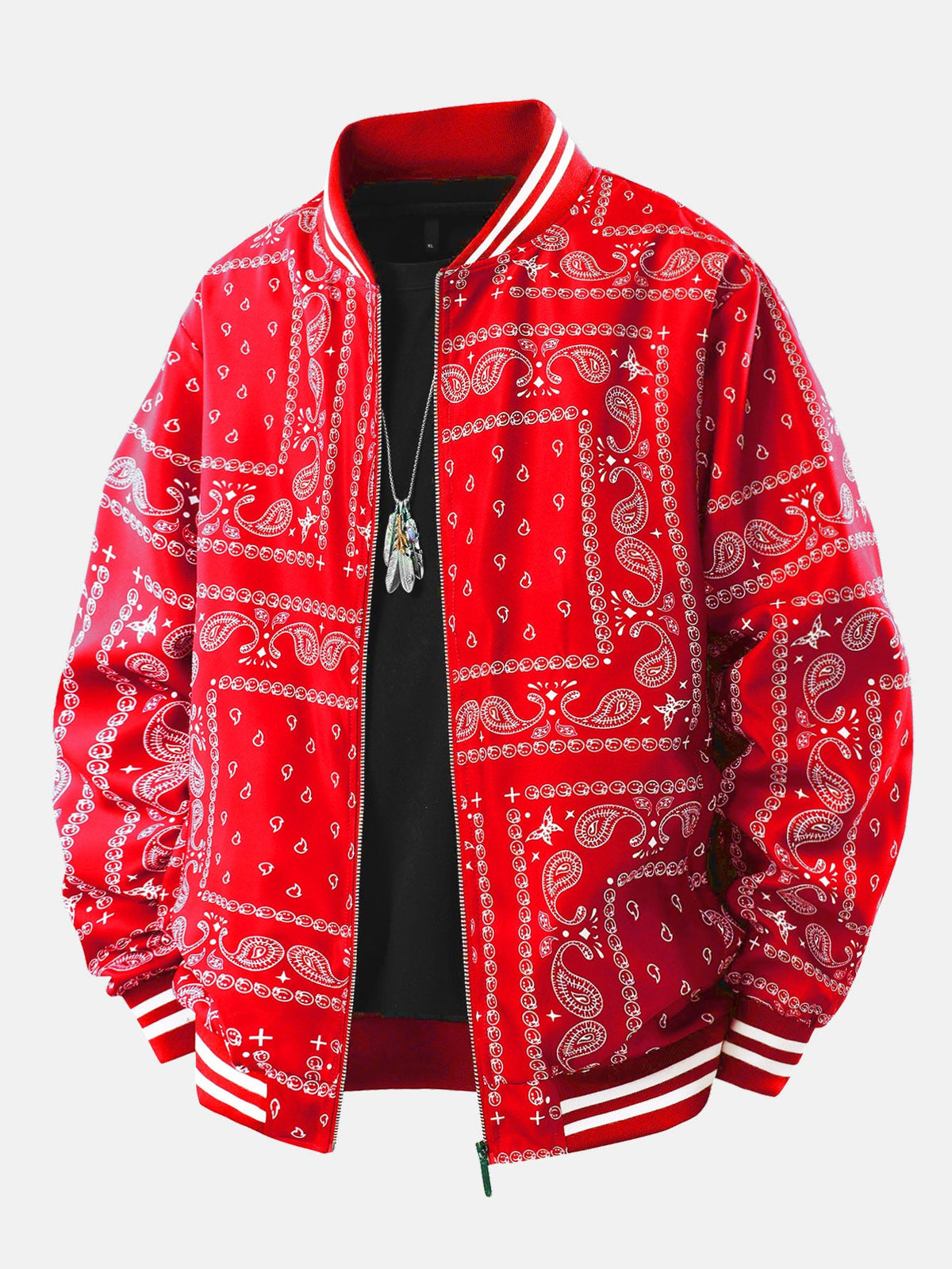 Kevin - Vintage Paisley Baseball Jacket | By Mason & Reed London