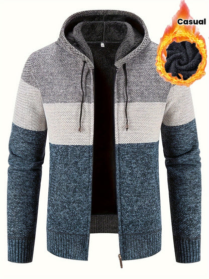 Clinton - Colour Block Hooded Jacket | By Mason & Reed London