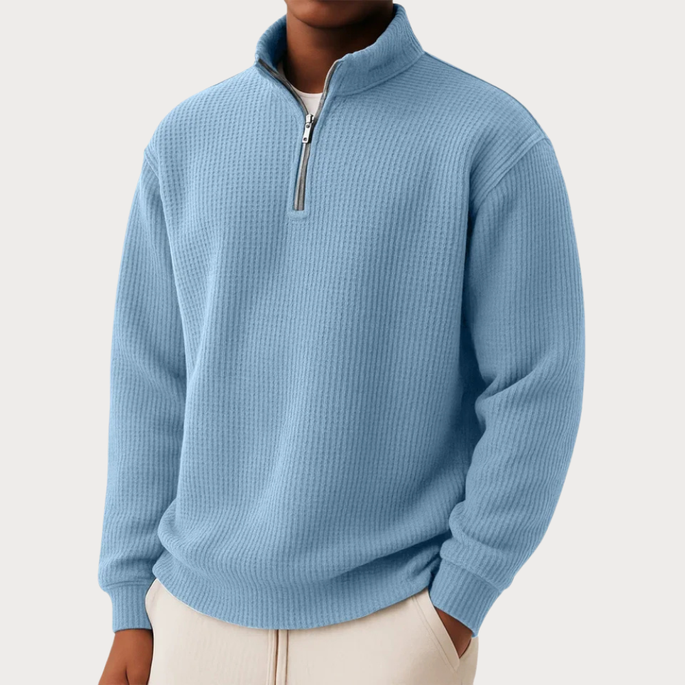 Chase - Zip Sweater | By Mason & Reed London