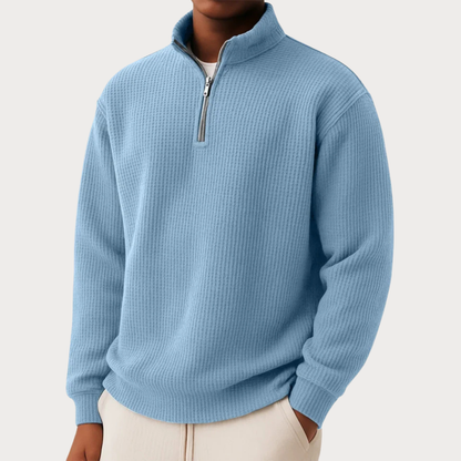 Chase - Zip Sweater | By Mason & Reed London