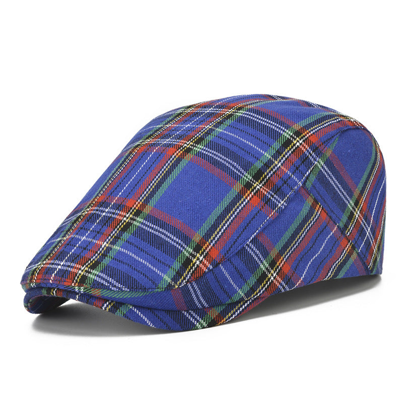 Vallen - Vintage Plaid Beret Cap | By Mason & Reed London
