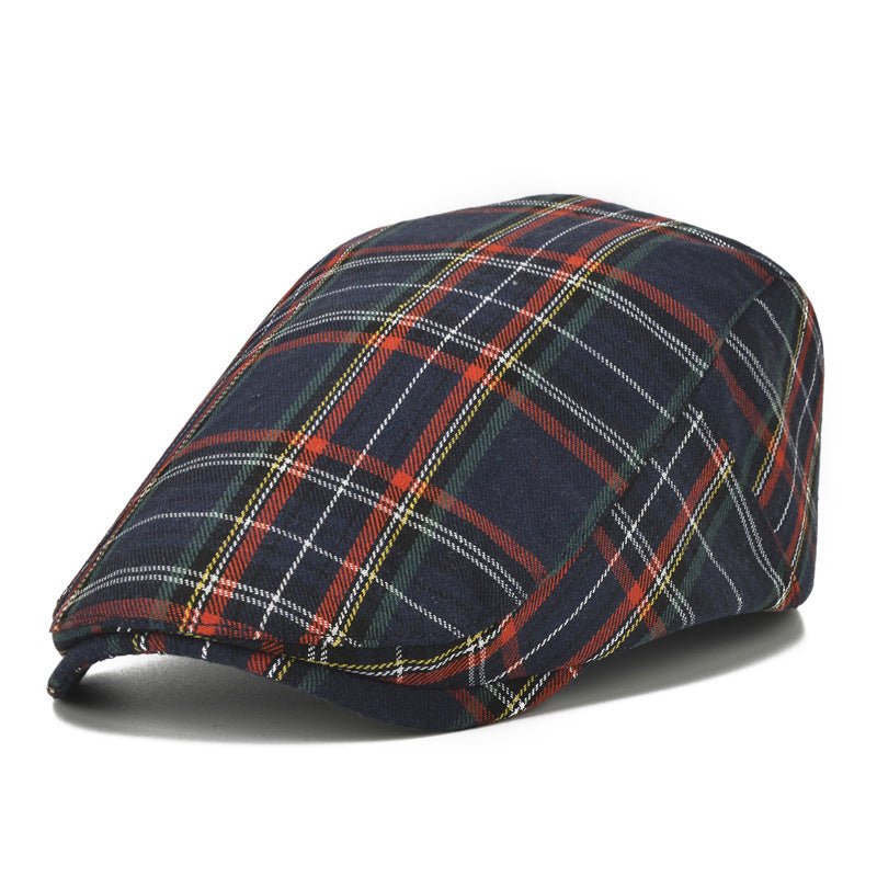 Vallen - Vintage Plaid Beret Cap | By Mason & Reed London