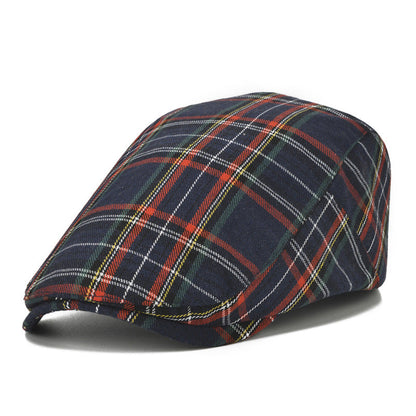 Vallen - Vintage Plaid Beret Cap | By Mason & Reed London
