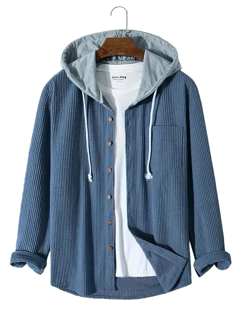 Mika - Relaxed Hooded Overshirt | By Mason & Reed London