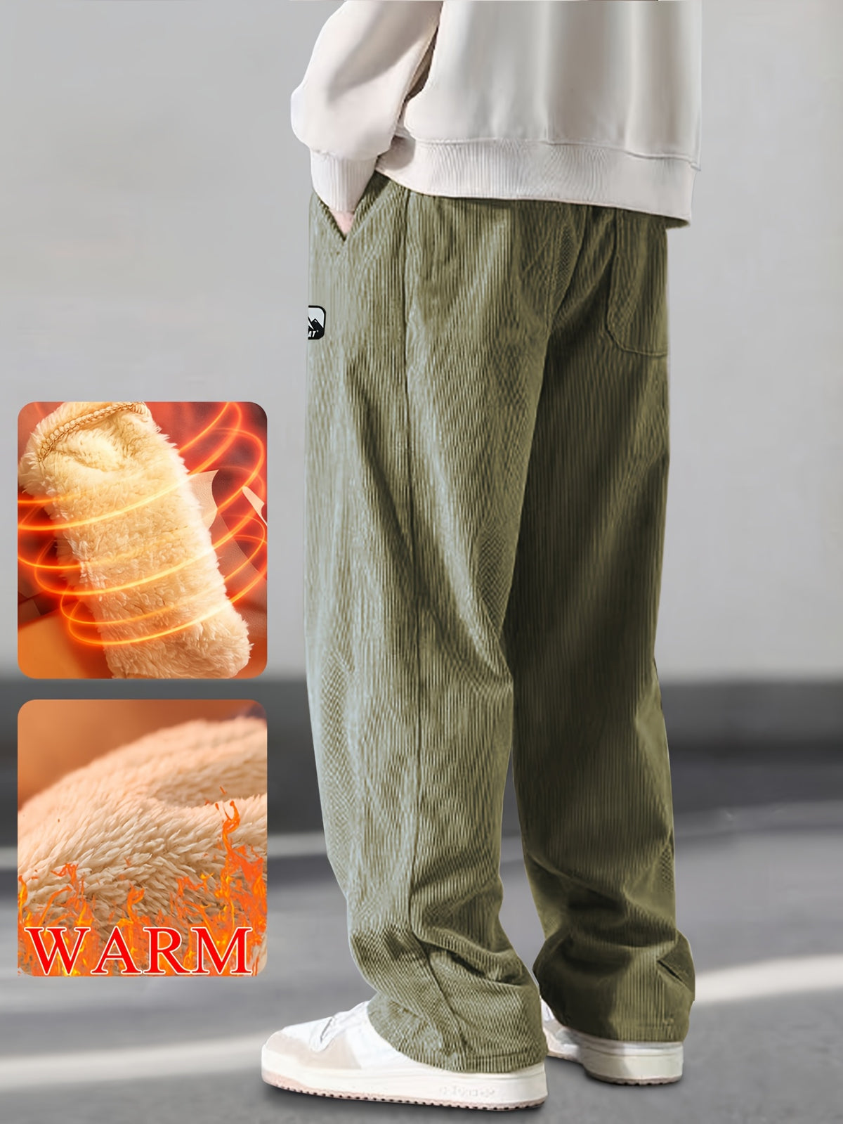 Darin - Warm Relaxed Winter Trousers | By Mason & Reed London