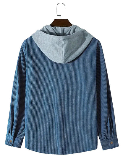 Mika - Relaxed Hooded Overshirt | By Mason & Reed London