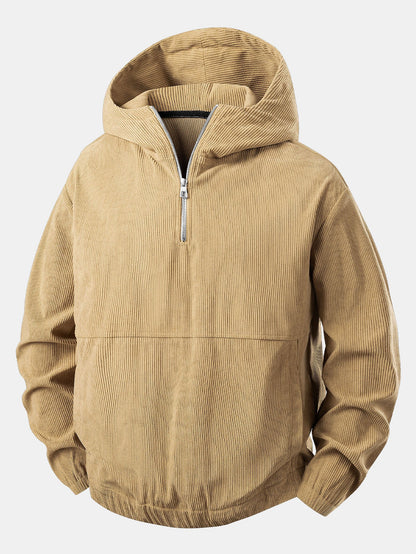 Phillip - Relaxed Quarter-Zip Hoodie | By Mason & Reed London