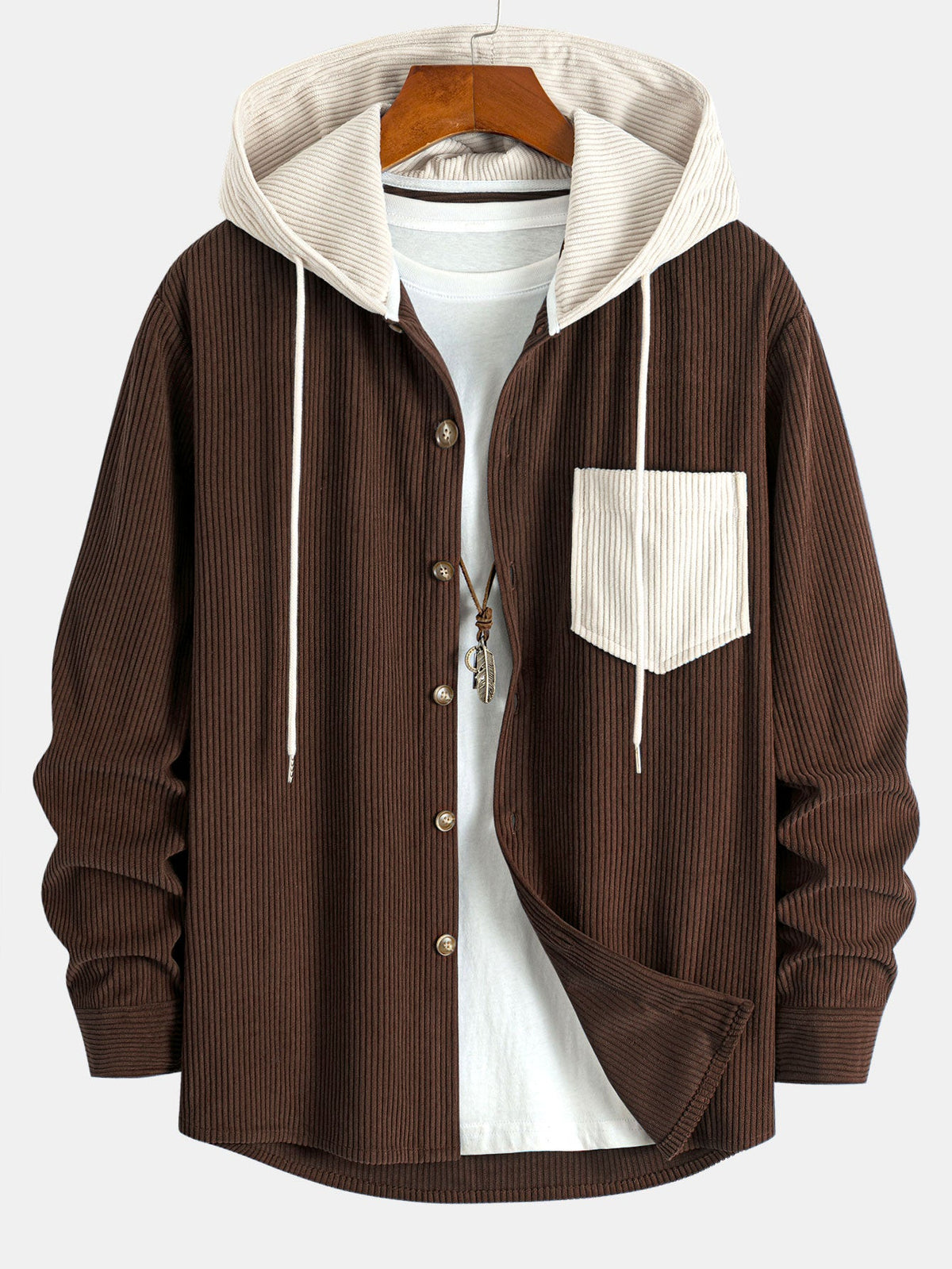 Edwin - Casual Hooded Shirt Jacket | By Mason & Reed London