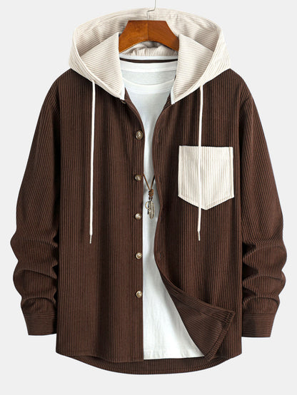 Edwin - Casual Hooded Shirt Jacket | By Mason & Reed London