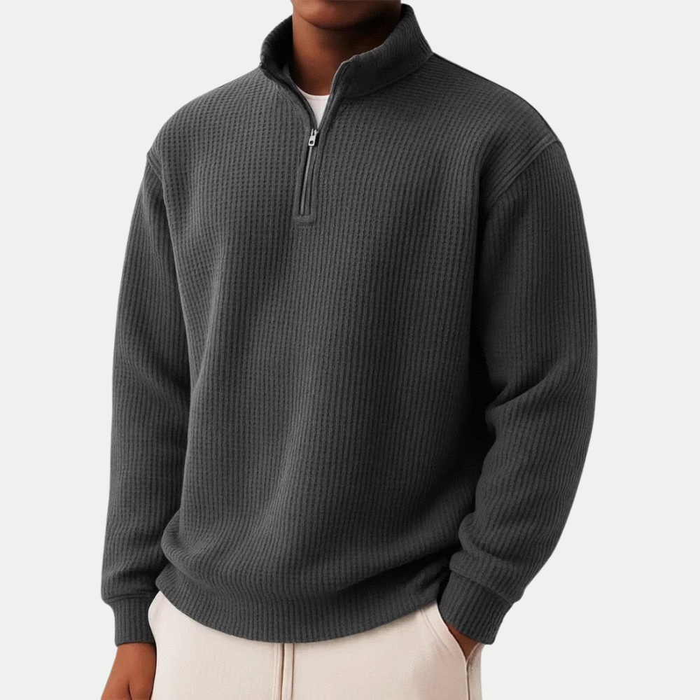 Chase - Zip Sweater | By Mason & Reed London
