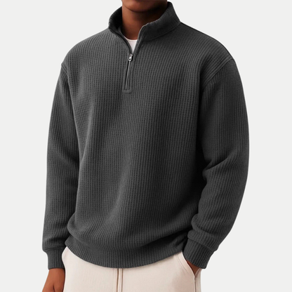 Chase - Zip Sweater | By Mason & Reed London