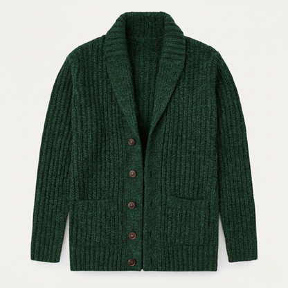 Gavin - Refined Collar Cardigan | By Mason & Reed London