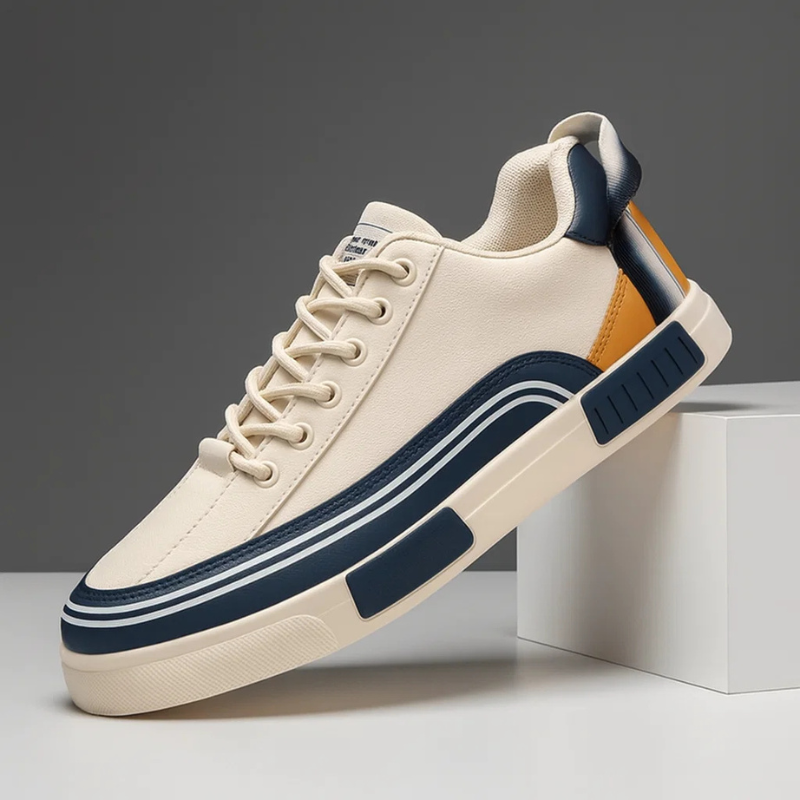 Donovan - Modern Comfort Leather Sneakers | By Mason & Reed London