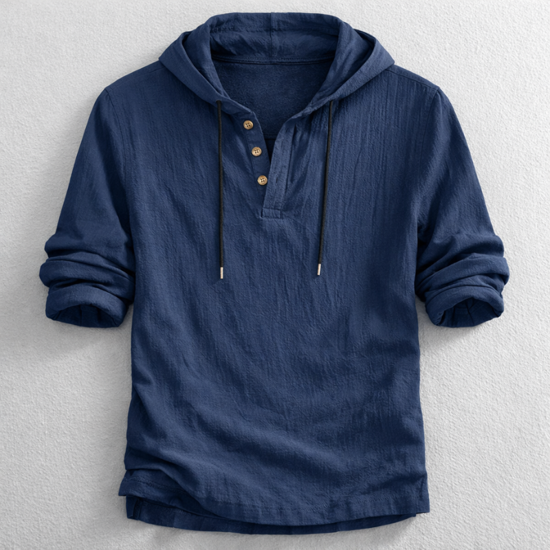 Tiernan - Relaxed Utility Hoodie Shirt | By Mason & Reed London