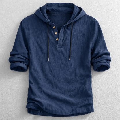 Tiernan - Relaxed Utility Hoodie Shirt | By Mason & Reed London