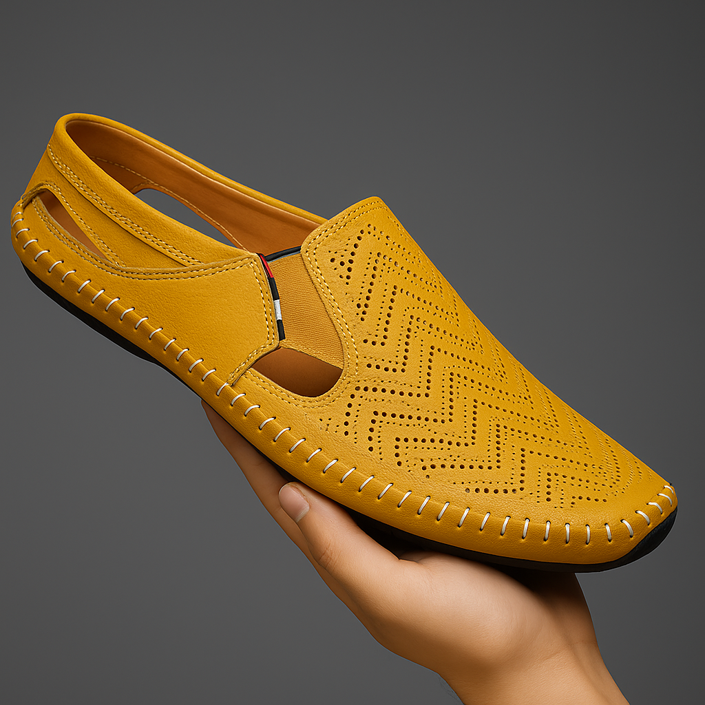Leory - Classic Italian Comfort Sandals | By Mason & Reed London