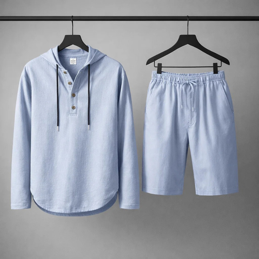 Rafferty - Casual Linen Shirt & Shorts Set | By Mason & Reed London