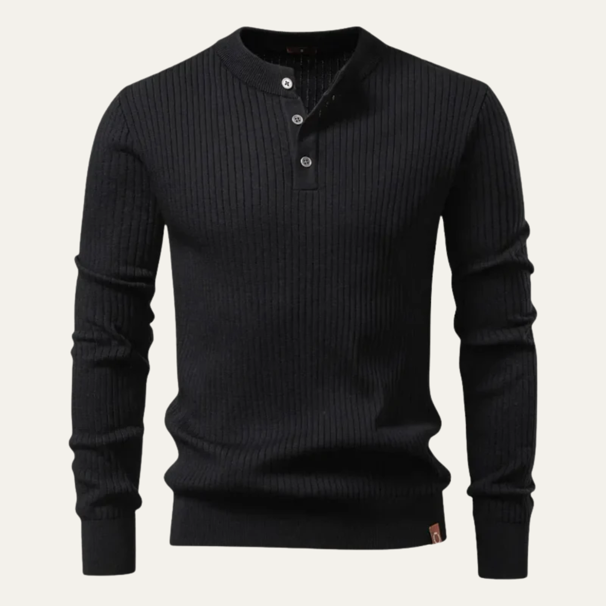 Antoine - Modern Crew Neck Textured Sweater | By Mason & Reed London