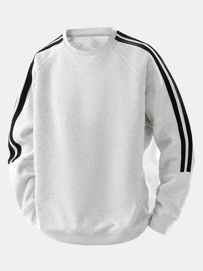 Wayne - Vintage Stripe Crewneck Sweatshirt | By Mason & Reed London