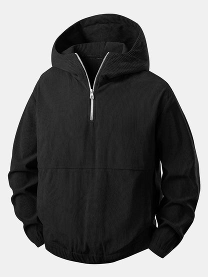 Phillip - Relaxed Quarter-Zip Hoodie | By Mason & Reed London