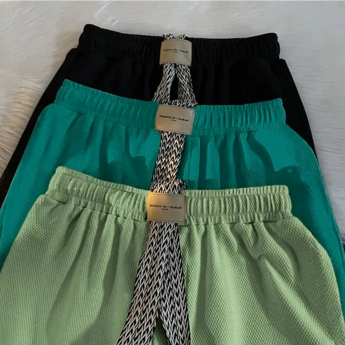 Stev - Relaxed Weekend Drawstring Shorts | By Mason & Reed London