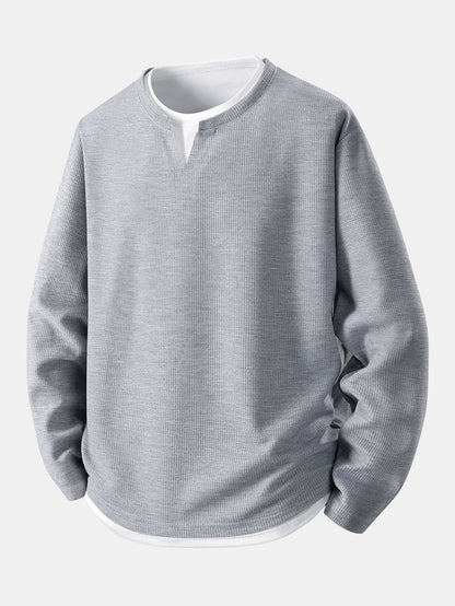 Daniel - Layered Long Sleeve T-Shirt | By Mason & Reed London