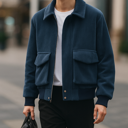 Brendan - Vintage Textured Jacket | By Mason & Reed London