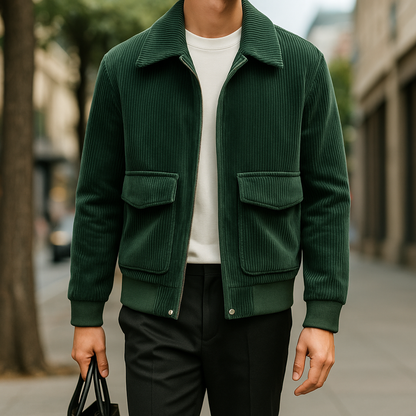 Brendan - Vintage Textured Jacket | By Mason & Reed London